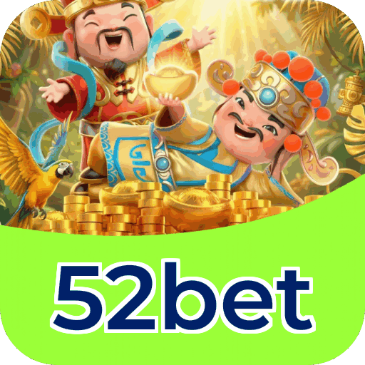 Interface do aplicativo 52bet mostrando jogos disponíveis no iOS e Android